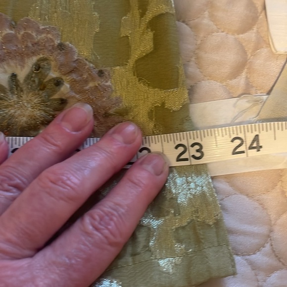 Sandy Starkman embellished tank, 💯 silk, size XL - Picture 9 of 10